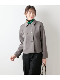 【SALE／38%OFF】【L】【ウォッシャブル】エアクッションダンボール ダブルブレストジャケット NEWYORKER WOMEN L-SIZE ニューヨーカー エルサイズ ジャケット・アウター その他のジャケット・アウター ネイビー【RBA_E】【送料無料】[Rakuten Fashion]