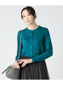 【SALE／50%OFF】【L】ウォッシャブルウール クルーネックカーディガン NEWYORKER WOMEN L-SIZE ニューヨーカー エルサイズ トップス カーディガン ネイビー【RBA_E】【送料無料】[Rakuten Fashion]