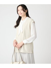 【SALE／60%OFF】ブークレージャージー ベスト NEWYORKER WOMEN ニューヨーカー トップス カットソー・Tシャツ ネイビー ホワイト【RBA_E】【送料無料】[Rakuten Fashion]