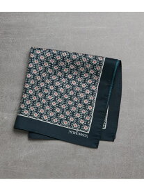 アーキテクチャーモチーフ プリントチーフ NEWYORKER MEN ニューヨーカー ファッション雑貨 その他のファッション雑貨 ブラック【送料無料】[Rakuten Fashion]