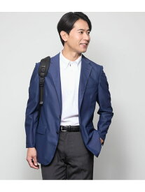 【SALE／50%OFF】【ストレッチ・ウォッシャブル】ハイゲージ ジャージー ジャカードツイル ジャケット NEWYORKER MEN ニューヨーカー ジャケット・アウター テーラードジャケット・ブレザー ブルー ネイビー【RBA_E】【送料無料】[Rakuten Fashion]