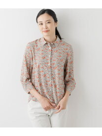 【SALE／30%OFF】リバティ ルル・イザベラ 7分袖シャツ NEWYORKER WOMEN ニューヨーカー トップス シャツ・ブラウス ピンク【RBA_E】【送料無料】[Rakuten Fashion]