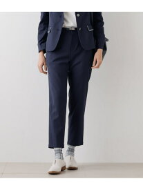 【SALE／52%OFF】【ウォッシャブル】ナチュラルクロス テーパードパンツ NEWYORKER WOMEN ニューヨーカー パンツ スラックス・ドレスパンツ ネイビー【RBA_E】【送料無料】[Rakuten Fashion]