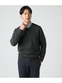 【SALE／20%OFF】【ウォッシャブル】Vネックプルオーバーニット NEWYORKER MEN ニューヨーカー トップス ニット パープル ネイビー【RBA_E】【送料無料】[Rakuten Fashion]