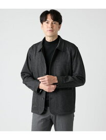 【SALE／50%OFF】【ストレッチ・ウォッシャブル】メランジシャークスキンジャージー クローザージャケット NEWYORKER MEN ニューヨーカー ジャケット・アウター その他のジャケット・アウター【RBA_E】【送料無料】[Rakuten Fashion]