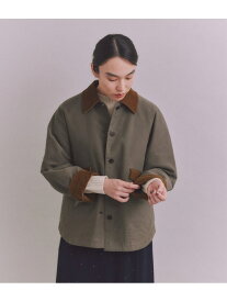 【SALE／44%OFF】Cotton Moleskin 襟切替ブルゾン SIPULI シプリ ジャケット・アウター ブルゾン・ジャンパー グリーン【RBA_E】【送料無料】[Rakuten Fashion]