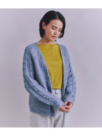 【SALE／41%OFF】Cotton Alpaca ケーブルラグランニットカーディガン SIPULI シプリ トップス カーディガン ブルー【RBA_E】【送料無料】[Rakuten Fashion]