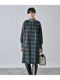 【SALE／30%OFF】ストレッチツィードチェック サックドレス Atraer アトラエル ワンピース・ドレス ワンピース【RBA_E】【送料無料】[Rakuten Fashion]