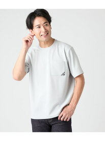 【SALE／28%OFF】【ストレッチ・防シワ】FLEX COMFORT ハイストレッチ 半袖クルーネックTシャツ NEWYORKER MEN ニューヨーカー トップス カットソー・Tシャツ ブルー【RBA_E】【送料無料】[Rakuten Fashion]