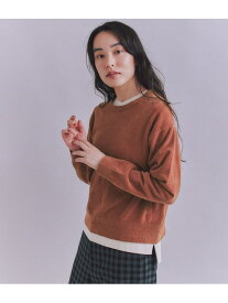 【SALE／40%OFF】【ウォッシャブル】Creamy Cotton 玉ねぎ刺繍クルーネックニット SIPULI シプリ トップス ニット ネイビー ピンク イエロー【RBA_E】【送料無料】[Rakuten Fashion]
