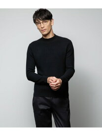 【SALE／44%OFF】カシミヤ モックネックセーター NEWYORKER MEN ニューヨーカー トップス ニット ブラック【RBA_E】【送料無料】[Rakuten Fashion]