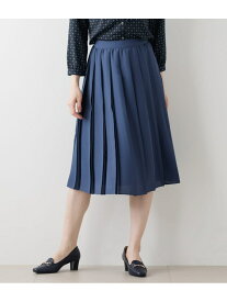 【SALE／70%OFF】ポリエステルソフトクロス プリーツスカート NEWYORKER WOMEN ニューヨーカー スカート その他のスカート ブルー【RBA_E】【送料無料】[Rakuten Fashion]