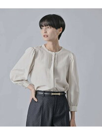 【SALE／30%OFF】ブライトローン 8分袖ピンタックブラウス Atraer アトラエル トップス シャツ・ブラウス ホワイト グリーン【RBA_E】【送料無料】[Rakuten Fashion]