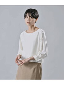 【SALE／30%OFF】【接触冷感・UVカット】強撚スムース レイヤードカットソープルオーバー Atraer アトラエル トップス カットソー・Tシャツ ホワイト【RBA_E】【送料無料】[Rakuten Fashion]