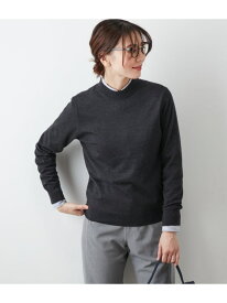 【SALE／50%OFF】【手洗い可能】キャッシュウール ボトルネックプルオーバー NEWYORKER WOMEN ニューヨーカー トップス ニット グレー【RBA_E】【送料無料】[Rakuten Fashion]
