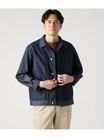 【SALE／40%OFF】【ウォッシャブル・接触冷感・防シワ】Gジャン風 カミーチャアウター NEWYORKER MEN ニューヨーカー ジャケット・アウター その他のジャケット・アウター ネイビー【RBA_E】【送料無料】[Rakuten Fashion]
