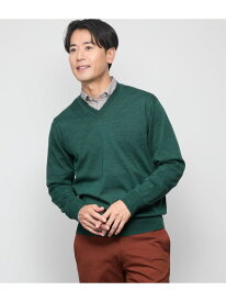 【SALE／50%OFF】【ウォッシャブル】Vネック プルオーバーニット NEWYORKER MEN ニューヨーカー トップス ニット ネイビー【RBA_E】【送料無料】[Rakuten Fashion]