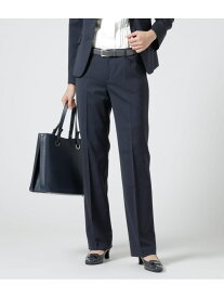 【SALE／40%OFF】Paulo Oliveira(パウロオリベーラ) ミニチェック フルレングスストレートパンツ NEWYORKER WOMEN ニューヨーカー パンツ スラックス・ドレスパンツ ネイビー【RBA_E】【送料無料】[Rakuten Fashion]