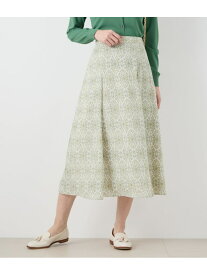 【SALE／30%OFF】ミモザプリント タックフレアスカート NEWYORKER WOMEN ニューヨーカー スカート その他のスカート ホワイト【RBA_E】【送料無料】[Rakuten Fashion]