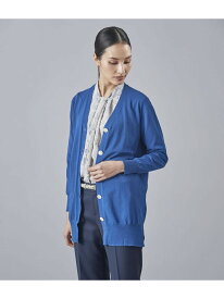 【SALE／70%OFF】【手洗い可能】アイスコットン Vネックロングカーディガン Atraer アトラエル トップス カーディガン ブルー【RBA_E】【送料無料】[Rakuten Fashion]