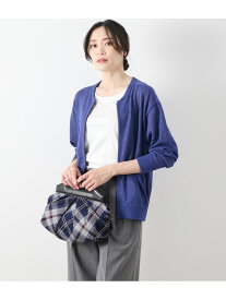 【SALE／50%OFF】和紙ポリエステル ジップアップニットブルゾン NEWYORKER WOMEN ニューヨーカー トップス カーディガン ブルー【RBA_E】【送料無料】[Rakuten Fashion]
