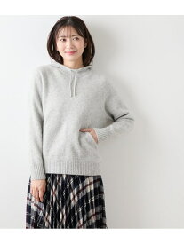 【SALE／23%OFF】【L】ウールアンゴラ ホールガーメントパーカ NEWYORKER WOMEN L-SIZE ニューヨーカー エルサイズ トップス ニット ベージュ【RBA_E】【送料無料】[Rakuten Fashion]
