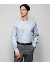 【SALE／50%OFF】NY CARE FREE・SUPIMA COTTON マルチストライプ 長袖ボタンダウンシャツ NEWYORKER MEN ニューヨーカー トップス シャツ・ブラウス パープル ブルー【RBA_E】【送料無料】[Rakuten Fashion]