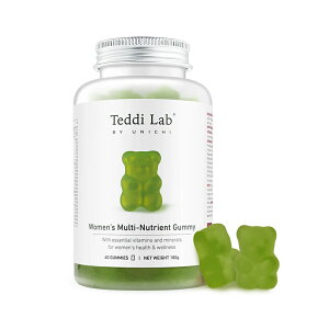 �y���K�i�z UNICHI Teddi Lab Women's Multi-Nutrient Gummy �����p�}���`�r�^�~�� �O�~�T�v�� �r�^�~�� �~�l���� ���e ���N�T�|�[�g 60�� �x�A�O�~ �C���i�[�P�A �������� �l�C�T�v��