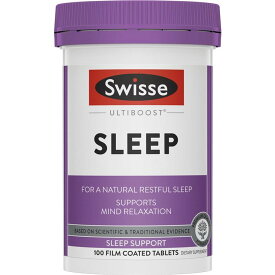 [送料無料] Swisse スイス ウルトラブースト スリープ 100錠 サプリメント リラックス 休息サポート 夜の習慣 ナイトケア リフレッシュ 大容量 オーストラリア 海外通販