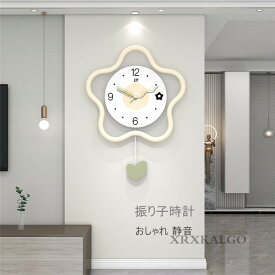 振り子時計 静音 壁掛け時計 おしゃれ 時計 夜光 壁掛け 壁飾り 掛け時計 北欧 ウォールクロック 新築祝い ギフト 新生活応援 部屋飾り 引越し祝い お礼 祝い 結婚祝い ギフト電池