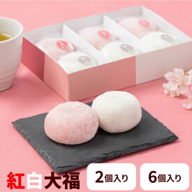 和菓子ギフト 大福 紅白大福 2個セット 6個セット 紅白餅 塩大福（こしあん） 苺ホイップ大福 お取り寄せ 詰め合わせ 熨斗対応 京都 だいふく ギフトカード スイーツ お土産 贈り物 お祝い 入学 卒業 就職祝い