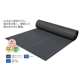 【防草シート】　ナックスG160(厚み1.1mm)　【1m×25m/2m×25m】　透水性が高いスタンダードタイプ！高密度！長期間防草！遮光率99.5%以上！　000092/000093