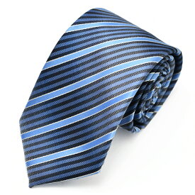 ネクタイ メンズ 青 紺 ブルー ネイビー 濃紺 ストライプ おしゃれ かっこいい ねくたい 洗濯 necktie ブランド プレゼント 結婚式 ギフト 無地 フォーマル 葬式 就活 営業 学生 人気 at-ux-ne-1316(C) メール便で送料無料