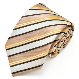 ネクタイ 黄色 イエロー だいだい色 橙色 ストライプ メンズ おしゃれ かっこいい ねくたい 洗濯 necktie ブランド プレゼント 結婚式 ギフト 無地 柄 フォーマル 葬式 就活 営業 学生 人気 at-ux-ne-1316(C) メール便で送料無料