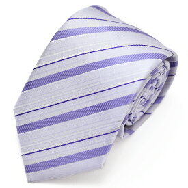 ネクタイ 紫 紫色 パープル バイオレット ストライプ おしゃれ メンズ プレゼント 結婚式 ギフト ねくたい 洗濯 可能 tie AT ブランド 無地 柄 就活 営業 学生 人気 フォーマル at-ux-ne-1298(D) メール便で送料無料