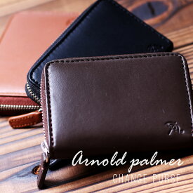 【送料無料】アーノルドパーマー ARNOLD PALMER ラウンドファスナー小銭入れ コインケース 羊革 財布 レザー 革小物 ウォレット 柔らかい革 BOX付き ● oth-ux-wa-1731宅配便のみ 福袋