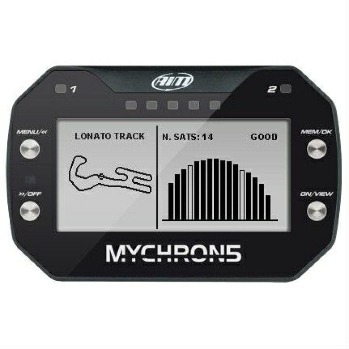 楽天市場】AIM MYCHRON-5S標準セット（マイクロン5S） GPS内蔵カート用 