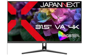 JAPANNEXT 31.5�C���` VA�p�l������ 4K(3840x2160)�𑜓x �t�����j�^�[ JN-V3152UHDR-G HDMI DisplayPort sRGB:98% HDR PIP/PBP �y2�N�ۏ؁z