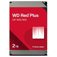 ウエスタンデジタル 2TB WD Red Plus NAS 内蔵ハードドライブ HDD - 5400RPM SATA 6Gb/秒 CMR 64MBキャッ…