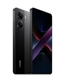 Xiaomi POCO X7 Pro 12GB+512GB 日本語版 Simフリー スマートフォン 90Wハイパーチャージ 120Hz 有機ELディスプレイ IP68防塵・防水 docomo/au/SoftBank/Rakuten Mobile 回線対応 ブラック