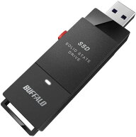 バッファロー SSD-PUT1.0U3BC/D [外付けSSD ポータブル USB3.2 Gen1 スティック型 TV録画対応 1.0TB ブラ…