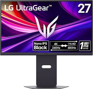 LG Q[~Oj^[ UltraGear 27G850A-B 27C`/4K(3840×2160)/VESA Dual Mode/Nano IPS Black/1ms/DCI-P3