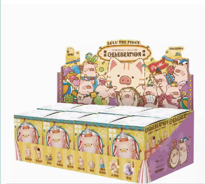 楽天市場】52TOYS 子豚lulu ハッピーシリーズ フィギュア 8個入り BOX 