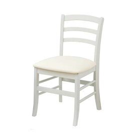ラウンジチェア イス チェアー ダイニングチェア 合成皮革 木製 天然木 シンプル エレガント おしゃれ 北欧風 ine reno chair(vary) INC-2821WH ホワイト