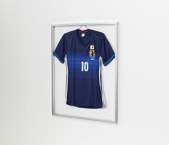 楽天市場 ユニフォーム額 ステン Mサイズ L116 S ユニフォーム額 額縁 壁かけ インテリア ユニフォーム サッカー 野球 Tシャツ 高級感 キレイ 透明な シンプル おしゃれ 宇治ｓｔｙｌｅ