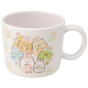 スケーター メラミン製 マグ コップ メラミン製マグコップ 230ml SG うさぎのおにわ すみっコぐらし SAN-X カップ 食器 子供 キッズ メラミン 取っ手付き こども 子ども 食器 食事 軽い 丈夫 かわ