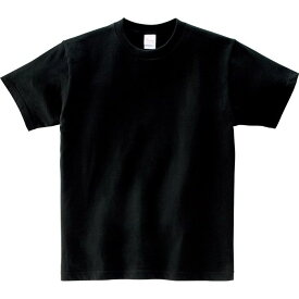 【おまとめ6枚セット】 Print Star ティーシャツ CVT5.6オンス CVT ヘビーウェイトTシャツ/ブラック/150cm ジュニア 子供 男子 女子 シンプル 部屋着 まとめ買い