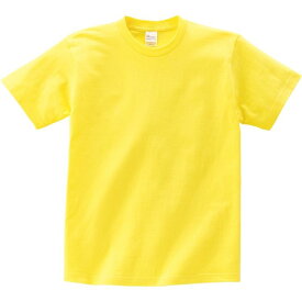 【おまとめ6枚セット】 Print Star ティーシャツ CVT5.6オンス CVT ヘビーウェイトTシャツ/イエロー/100cm ジュニア 子供 男子 女子 シンプル 部屋着 まとめ買い