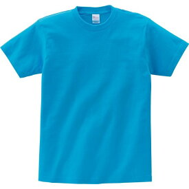 【おまとめ6枚セット】 Print Star ティーシャツ CVT5.6オンス CVT ヘビーウェイトTシャツ/ターコイズ/150cm ジュニア 子供 男子 女子 シンプル 部屋着 まとめ買い