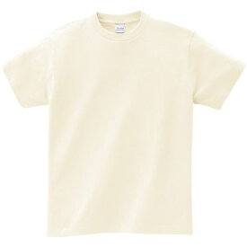 【おまとめ6枚セット】 Print Star ティーシャツ CVT5.6オンス CVT ヘビーウェイトTシャツ/アイボリー/140cm ジュニア 子供 男子 女子 シンプル 部屋着 まとめ買い